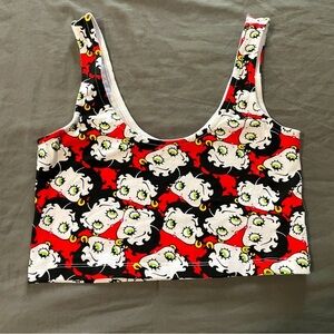 Betty Boop croptop juniors sz small
